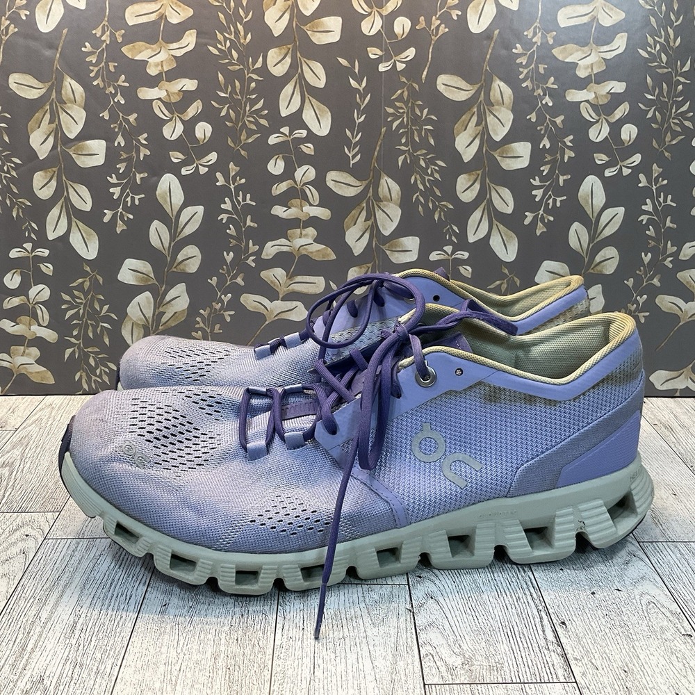 ON Women's Cloud X Running Sneaker Shoes, Lavender/Ice, 9.5 Medium US *READ* - Picture 3 of 10